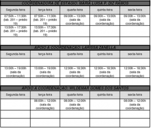 Horario Coord 2